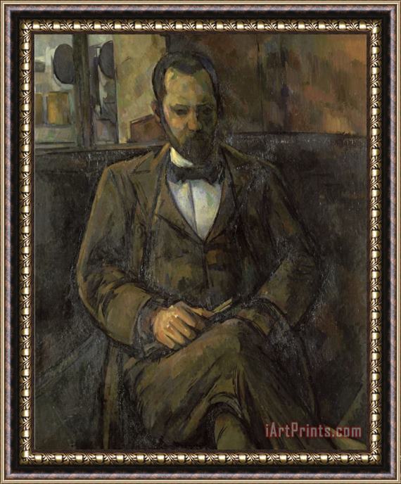 Paul Cezanne Portrait of Ambroise Vollard 1865 1939 Art Dealer Framed Print