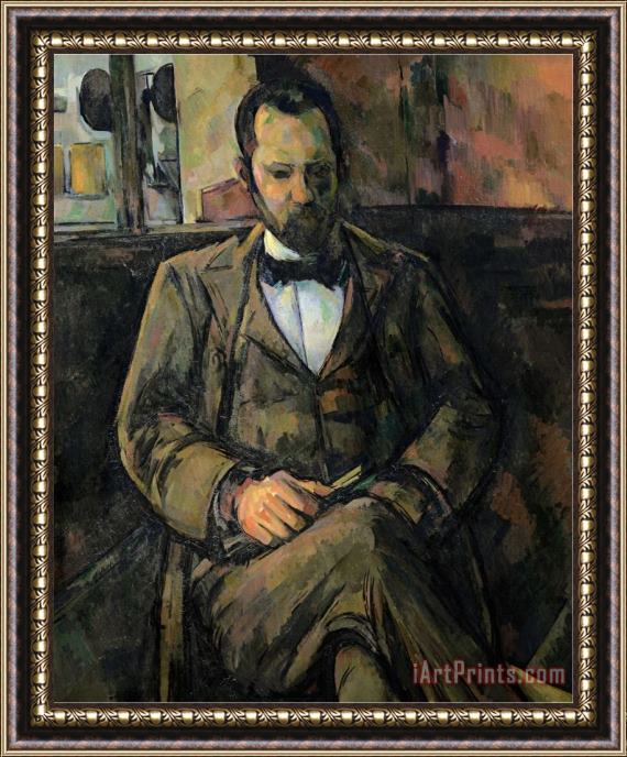 Paul Cezanne Portrait of Ambroise Vollard 1899 Framed Painting