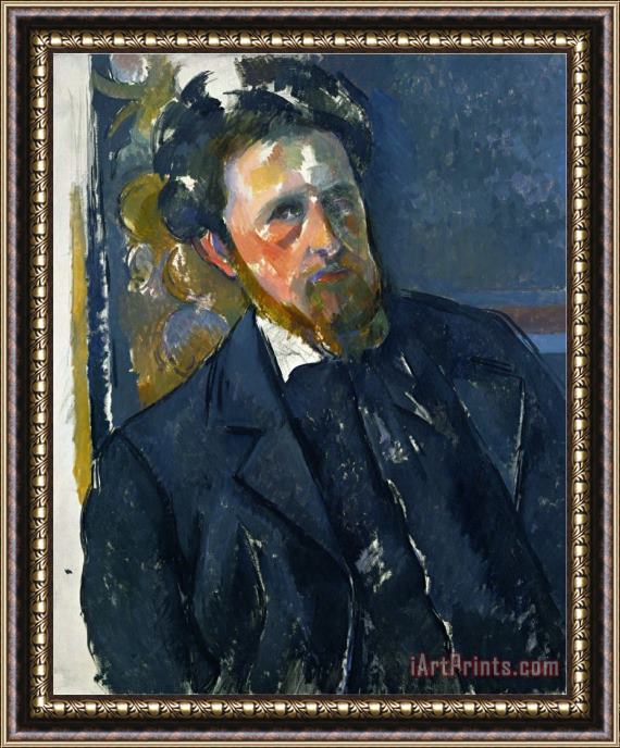 Paul Cezanne Portrait of Joachim Gasquet Framed Print