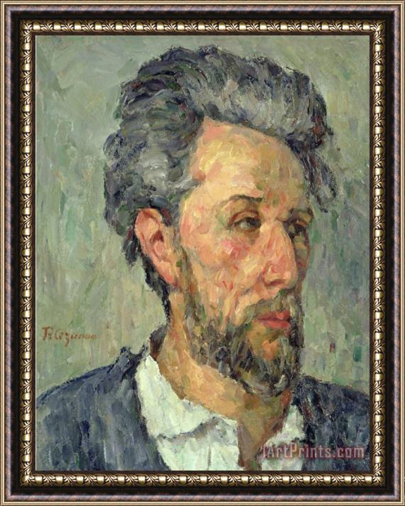 Paul Cezanne Portrait of Victor Chocquet 1876 77 Framed Painting