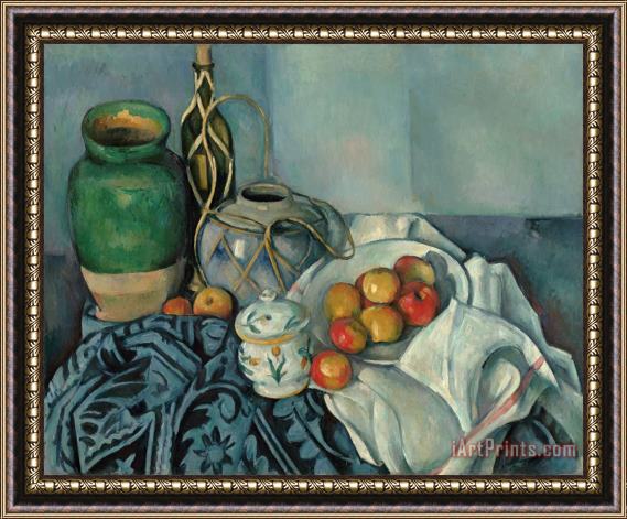Paul Cezanne Still Life with Apples 1893 1894 Framed Painting