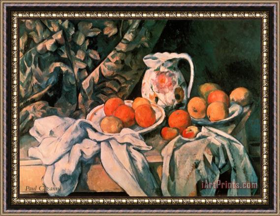 Paul Cezanne Still Life with Apples Framed Print