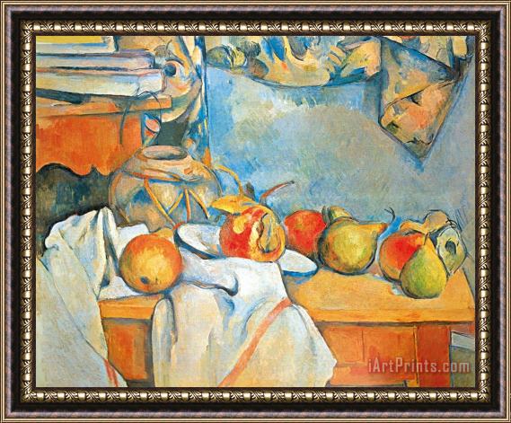 Paul Cezanne Still Life with Pears Framed Painting