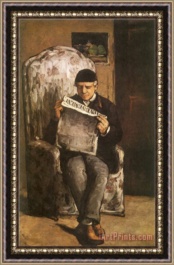 Paul Cezanne The Artist's Father 1866 Framed Print