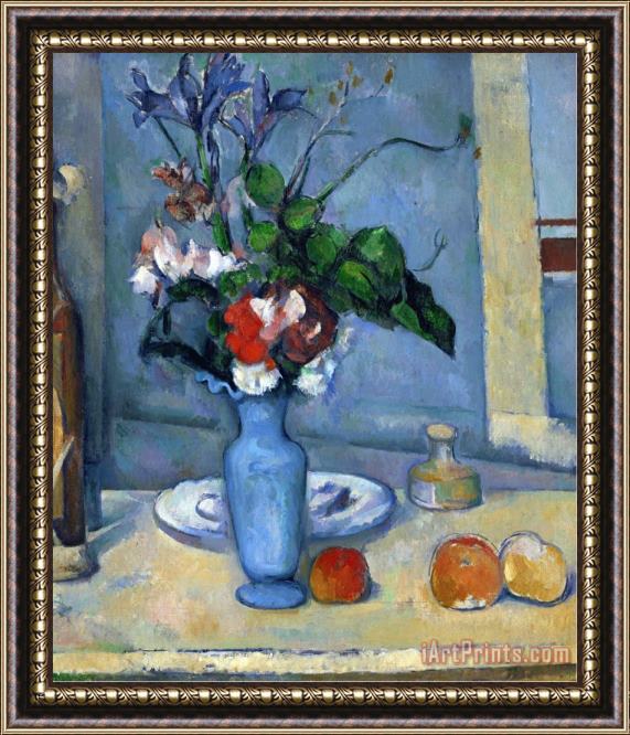 Paul Cezanne The Blue Vase 1885 87 Framed Print