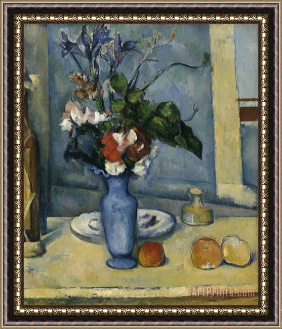 Paul Cezanne The Blue Vase C 1885 Framed Print