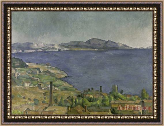 Paul Cezanne The Gulf of Marseilles Framed Painting