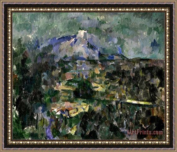Paul Cezanne The Mont Sainte Victoire 1905 Framed Print
