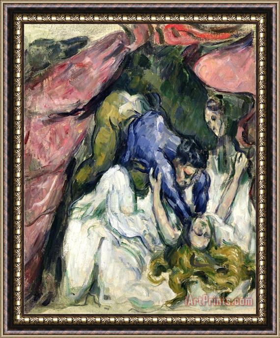 Paul Cezanne The Strangled Woman Circa 1870 72 Framed Print