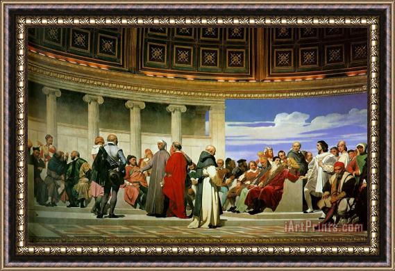 Paul Delaroche Hemicycle of The Ecole Des Beauxarts Framed Painting