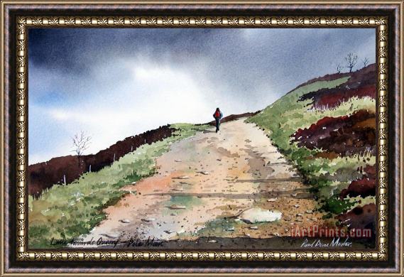 Paul Dene Marlor Lane to Quarry Pole Moor Framed Painting