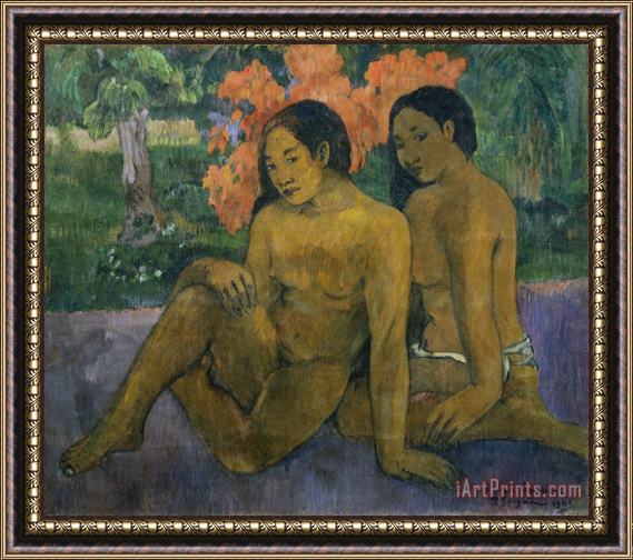 Paul Gauguin The Gold of Their Bodies Framed Painting