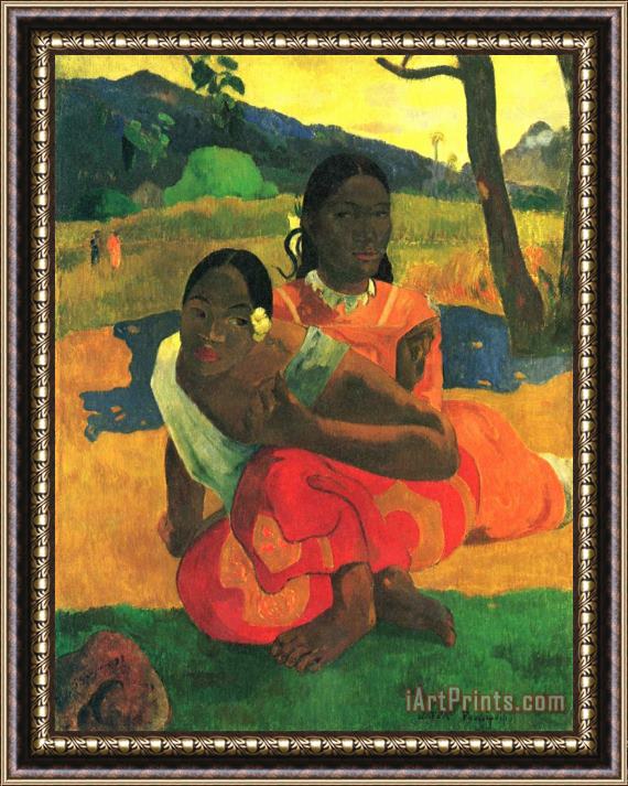Paul Gauguin When Did You Get Married Framed Painting