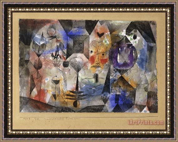 Paul Klee Concentrierter Roman Framed Painting