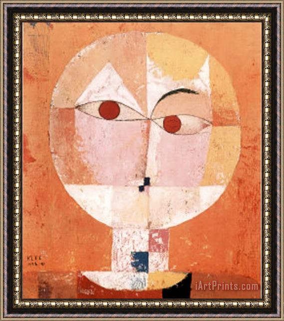 Paul Klee Head of a Man Framed Painting