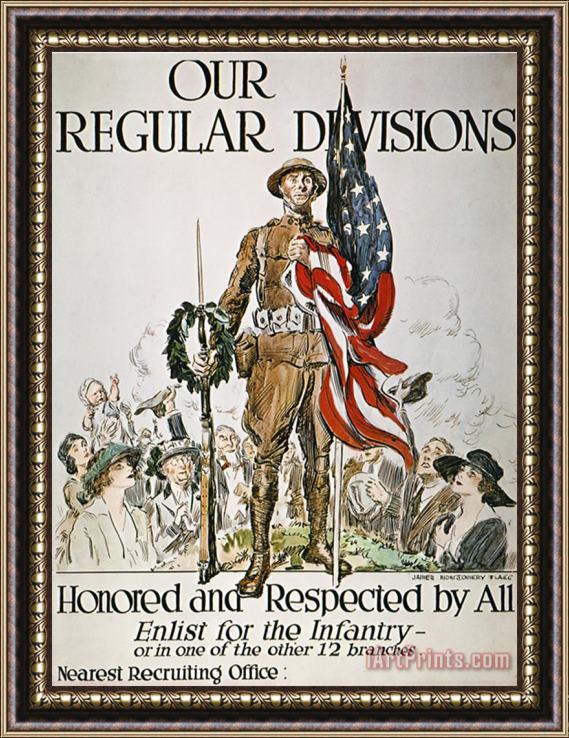 Paul Klee James Montgomery Flagg World War I U's Army Framed Print