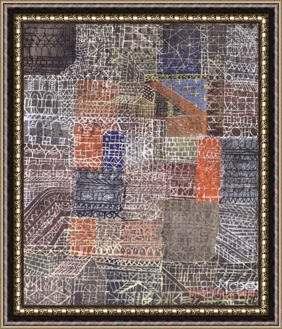 Paul Klee Structural II Framed Print