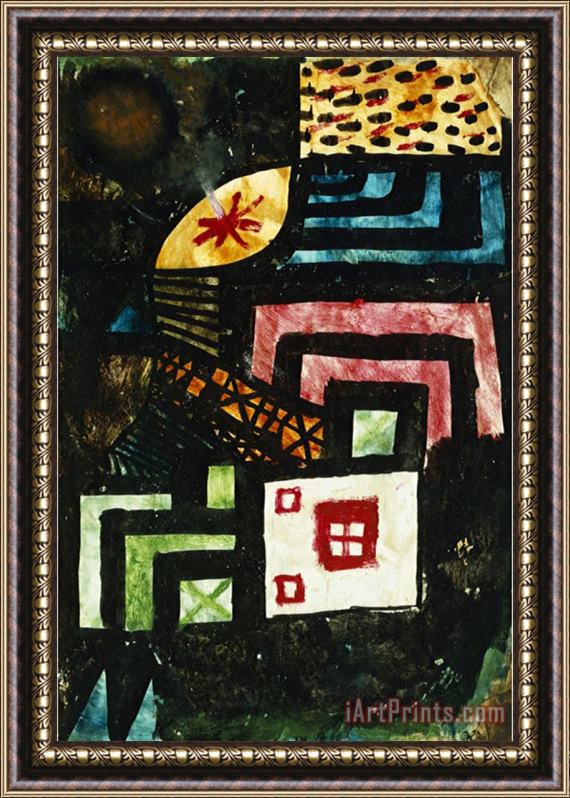 Paul Klee Study in Stone Studie Im Stein Framed Painting