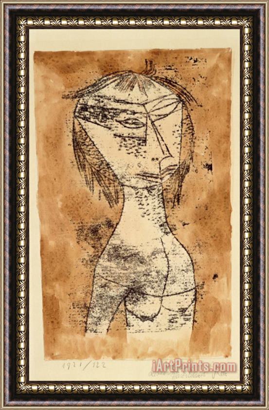 Paul Klee The Saint of Inner Light 1921 Framed Print