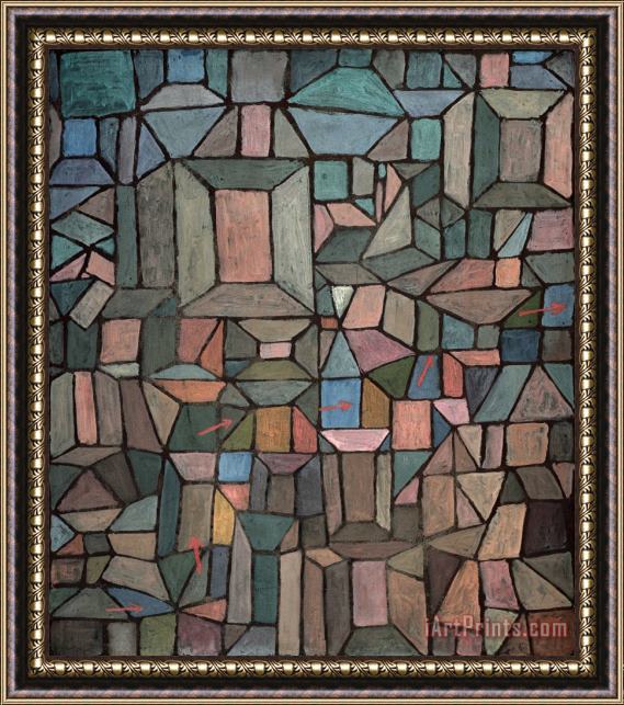 Paul Klee The Way to The Citadel Framed Painting