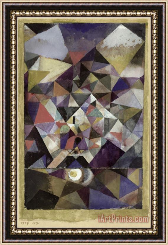 Paul Klee With The Egg 1917 Framed Painting