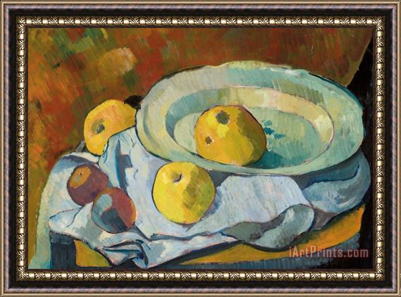 Paul Serusier Plate Of Apples Framed Painting