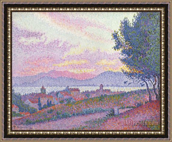Paul Signac View Of Saint Tropez Framed Print