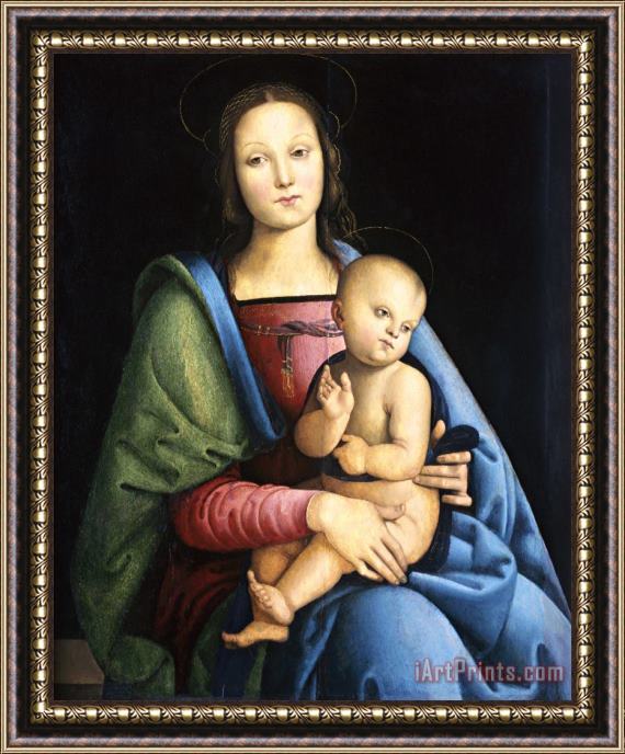 Perugino The Madonna And Child Framed Print