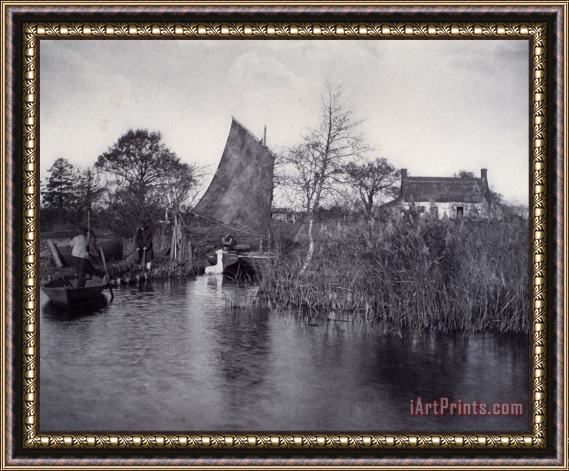 Peter Henry Emerson A Broadman's Cottage Framed Painting