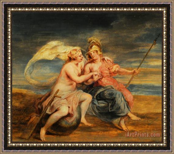 Peter Paul Rubens Alegoria De La Fortuna Y La Virtud Framed Print