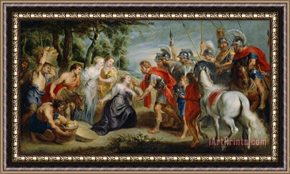 Peter Paul Rubens David Meeting Abigail Framed Print