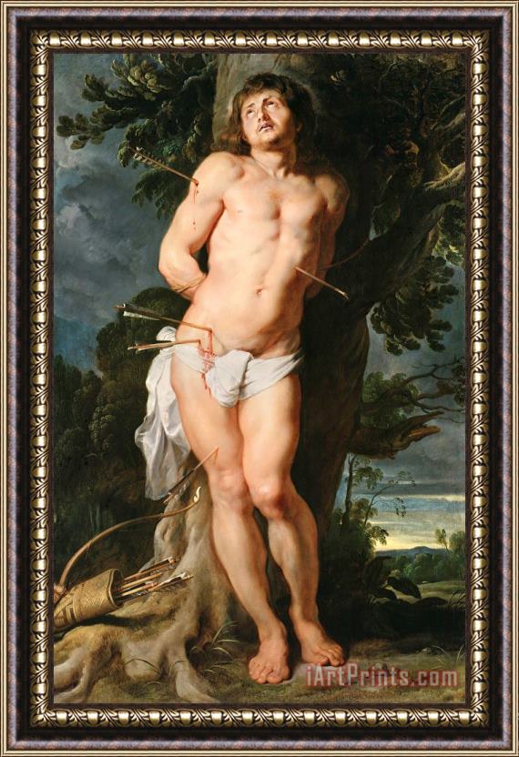 Peter Paul Rubens Der Heilige Sebastian Framed Print