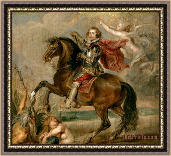 Peter Paul Rubens Equestrian Portrait of The Duke of Buckingham Framed Print