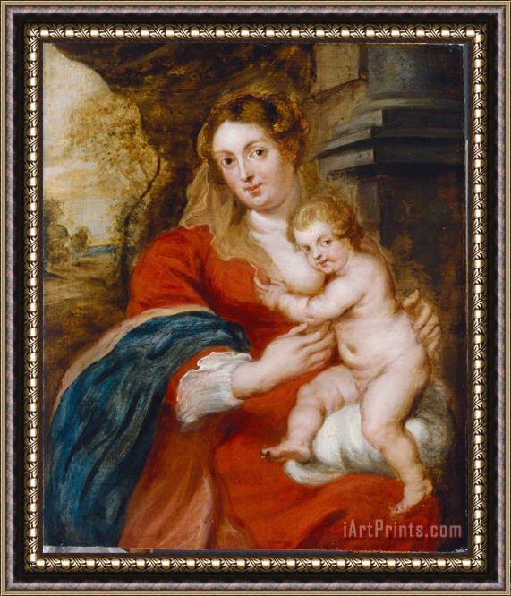 Peter Paul Rubens Madonna And Child Framed Print