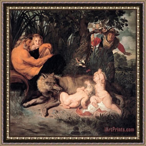 Peter Paul Rubens Romulus And Remus Framed Painting