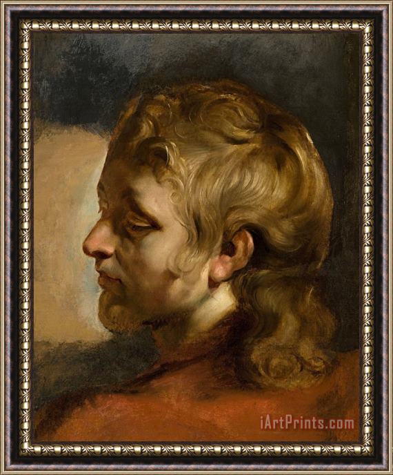 Peter Paul Rubens Study for Head of Saint John The Evangelist Framed Print