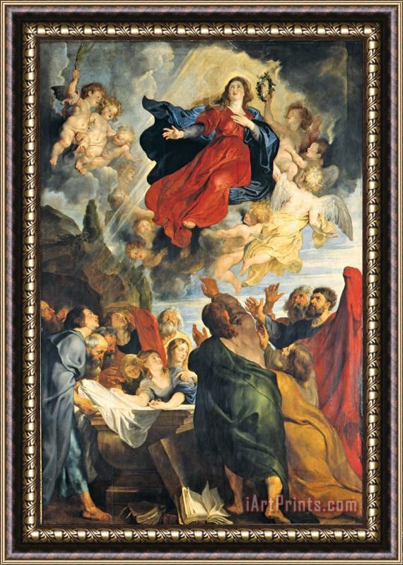 Peter Paul Rubens The Assumption of The Virgin Mary Framed Painting