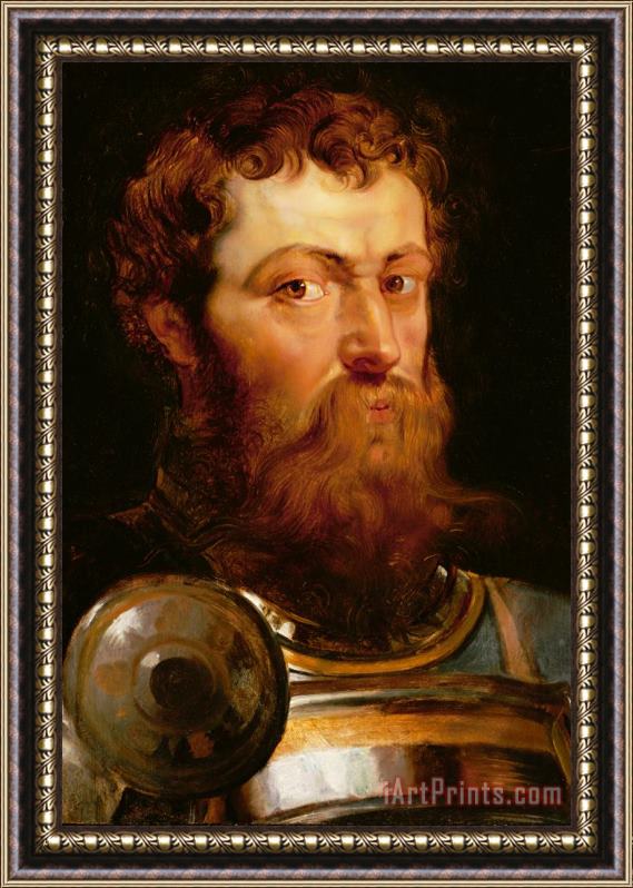 Peter Paul Rubens The Commander's Head Framed Painting