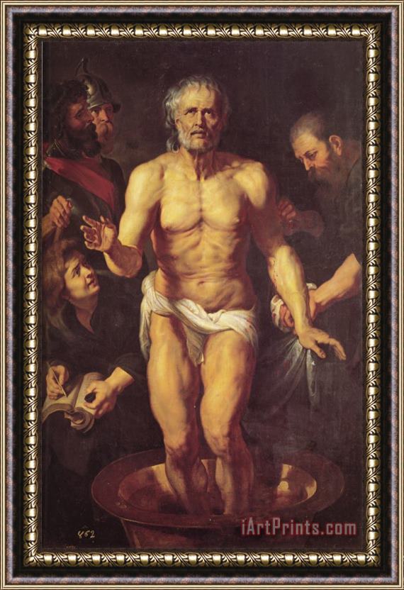 Peter Paul Rubens The Death of Seneca Framed Print