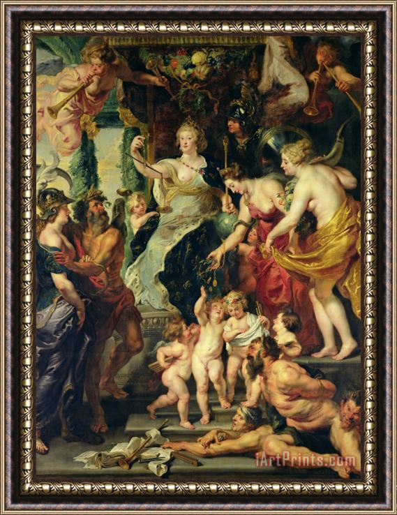 Peter Paul Rubens The Felicity of The Regency Framed Print