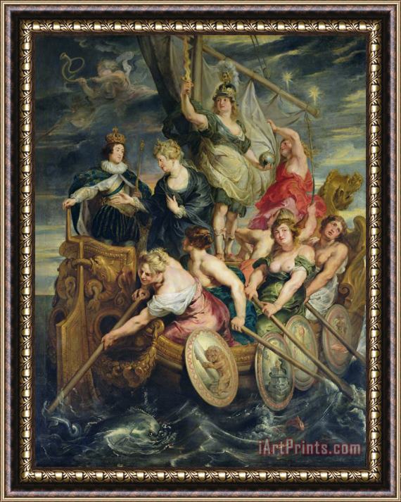 Peter Paul Rubens The Majority of Louis XIII (1601 43) 20th October 1614 Framed Print