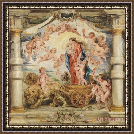 Peter Paul Rubens The Triumph of Charity Framed Print
