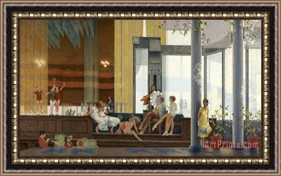 Peter Winslow Milton The Rehearsal Framed Painting