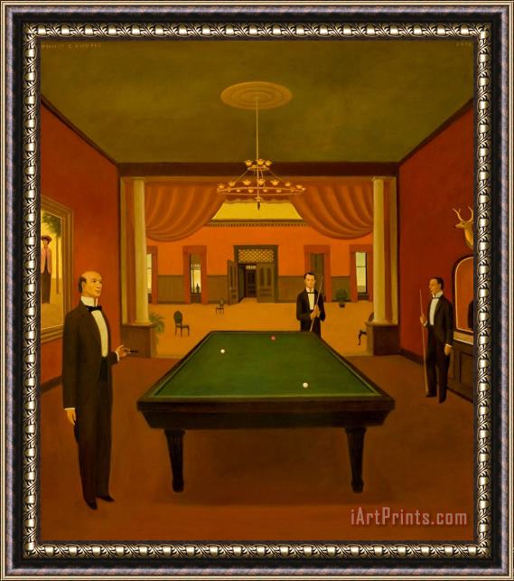 Philip Campbell Curtis The Game Framed Painting