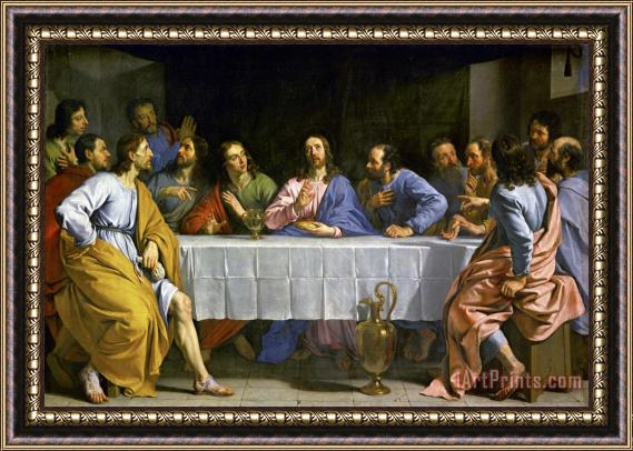 Philippe de Champaigne The Last Supper Framed Print
