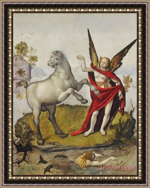 Piero di Cosimo Allegory Framed Painting