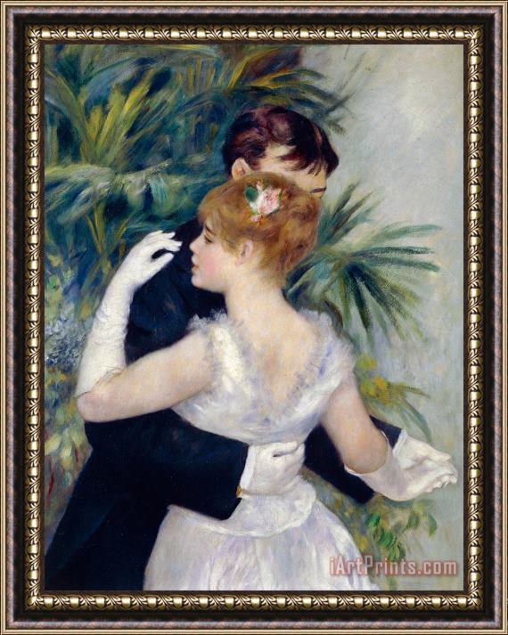 Pierre Auguste Renoir Dance In The City Framed Painting