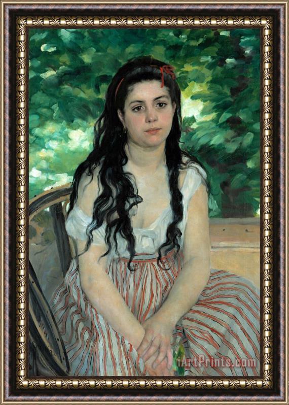 Pierre Auguste Renoir En Ete Framed Print