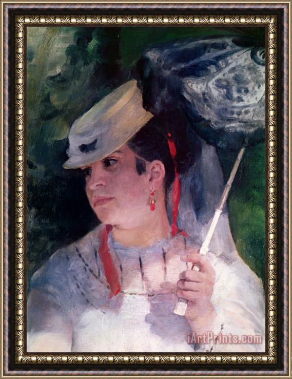Pierre Auguste Renoir Portrait of Lise Framed Print