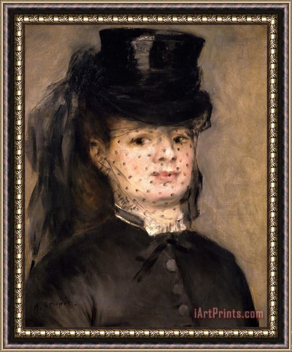 Pierre Auguste Renoir Portrait Of Madame Paul Darras Framed Print
